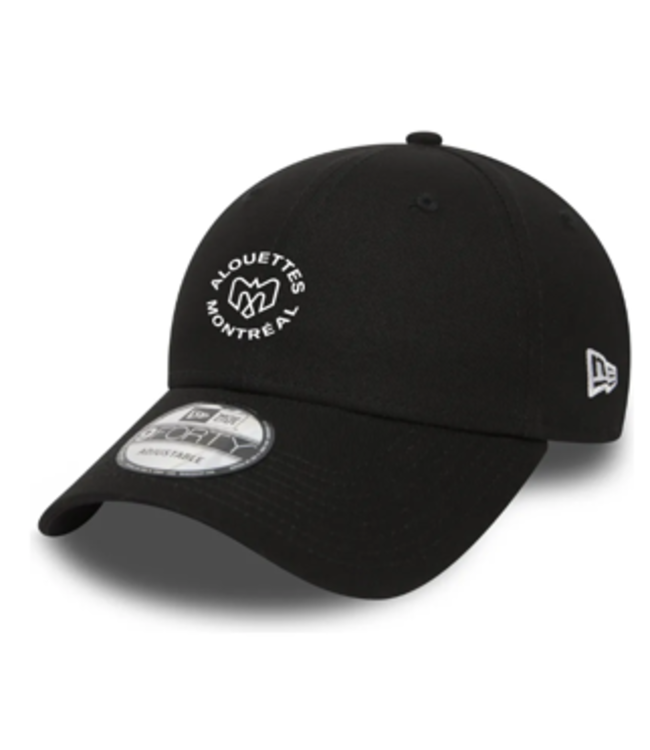 CASQUETTE VELCRO 940 NOIR - CREST BLANC