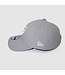 940 GREY VELCRO CAP - WHITE LOGO