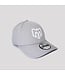 CASQUETTE VELCRO 940 GRIS - LOGO BLANC