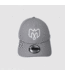 CASQUETTE VELCRO 940 GRIS - LOGO BLANC