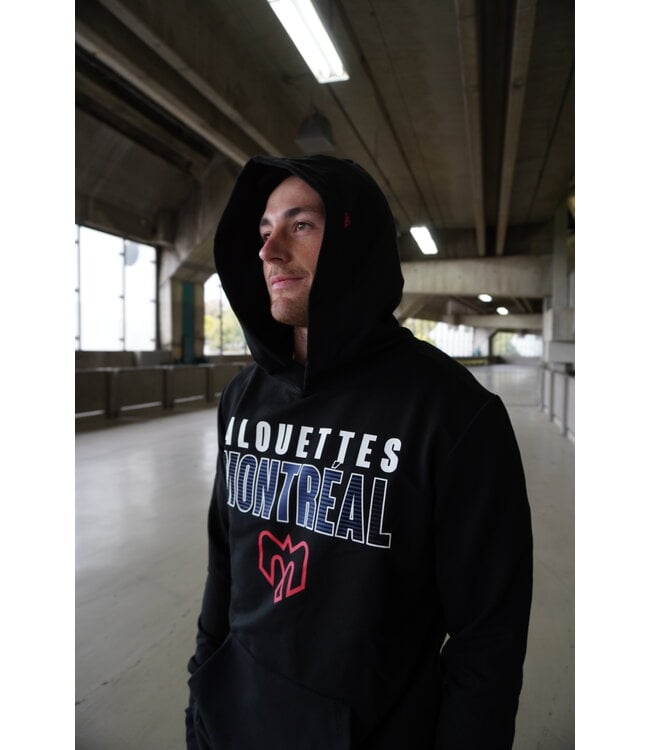 VESTE LÉGÈRE À CAPUCHON NOIR