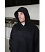 HEMSI OVERSIZED SUEDE WOMEN HOODIE