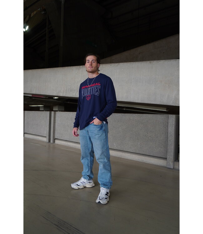 GOAL POST NAVY LONGSLEEVE