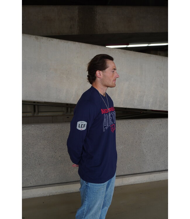 GOAL POST NAVY LONGSLEEVE