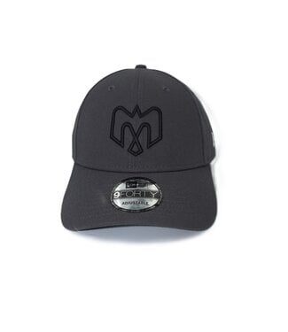 New Era 940 DARK GRAPHITE VELCRO - BLACK LOGO