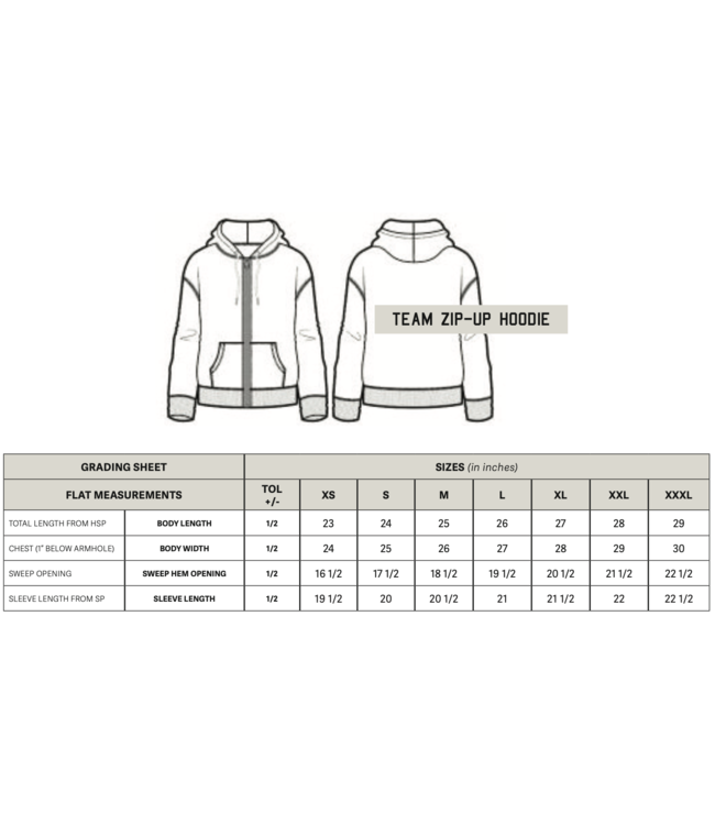 WOMEN GREY LC ZIP-UP HOODIE