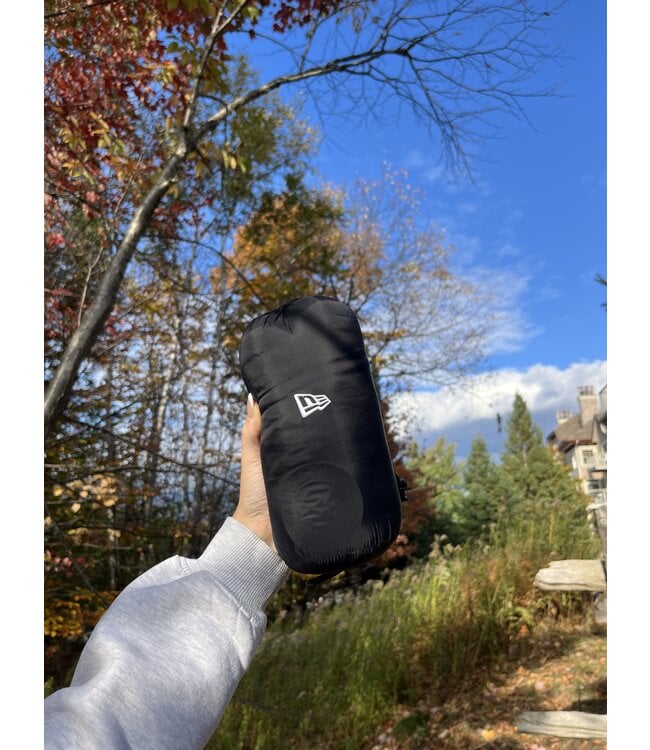 PACKABLE BLACK PUFFER VEST