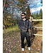 PACKABLE BLACK PUFFER VEST