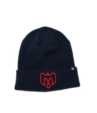 Brand 47 TUQUE MARINE CLASSIQUE AVEC LOGO ROUGE
