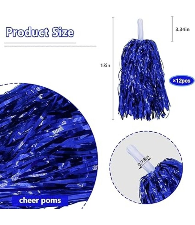 NAVY POMPONS