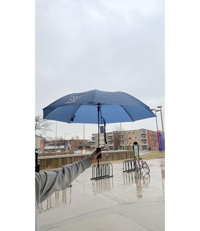 NAVY ALOUETTES UMBRELLA