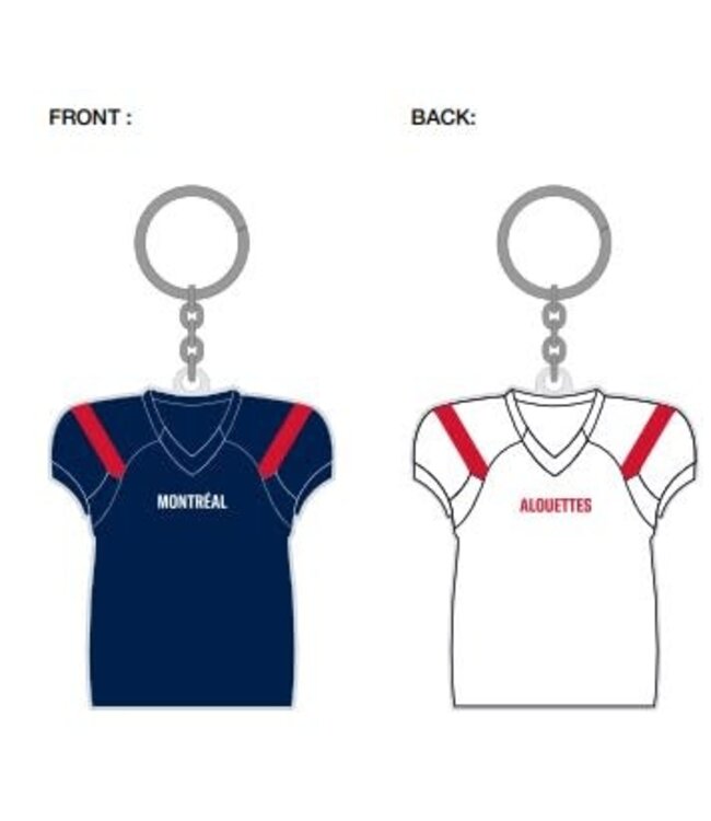 PVC JERSEY KEYCHAIN