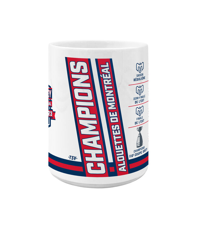 TASSE DE CAFÉ 15oz STATS CHAMP23
