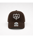 CLEAN UP BROWN WHITE LOGO HAT