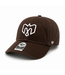 CASQUETTE CLEAN UP BRUNE LOGO BLANC