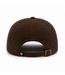 CASQUETTE CLEAN UP BRUNE LOGO BLANC