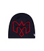 New Era NAVY BEANIE RED LOGO SL26