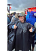 Votre Logo PONCHO RÉUTILISABLE NOIR