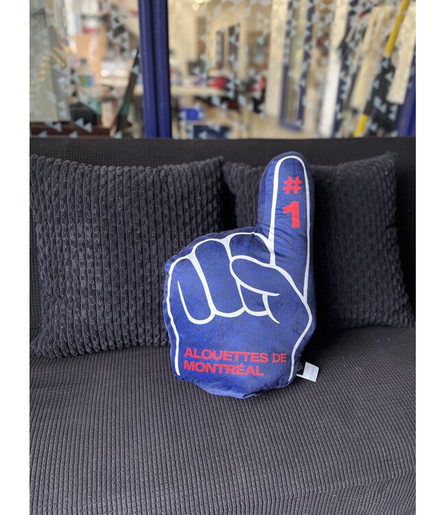 NAVY FAN FINGER #1 PLUSH PILLOW