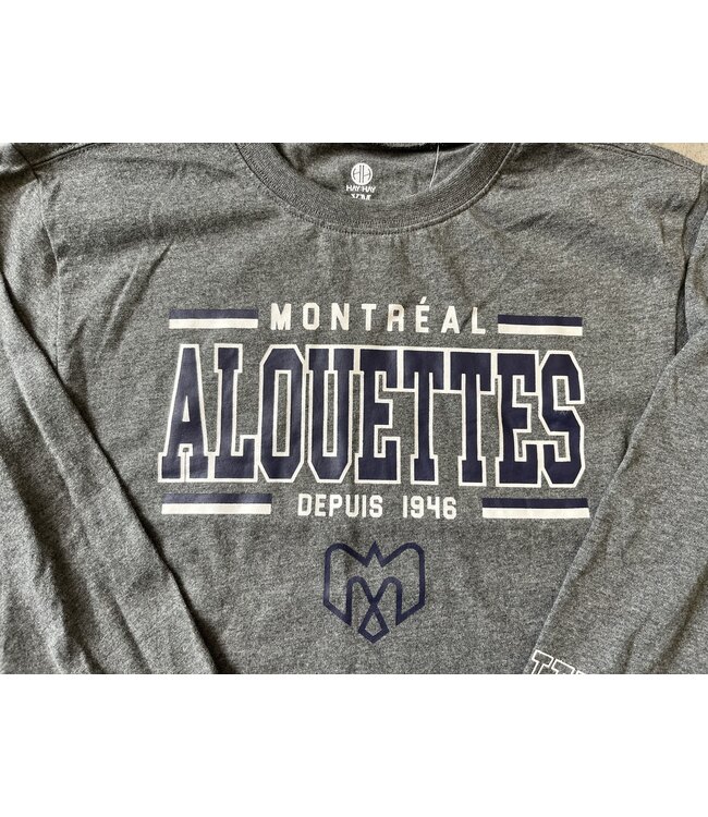 YOUTH CHARCOAL LONGSLEEVE TEE