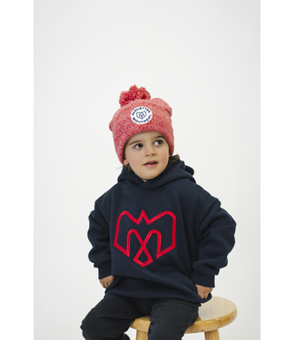 New Era TUQUE À POMPON ROUGE POUR ENFANT