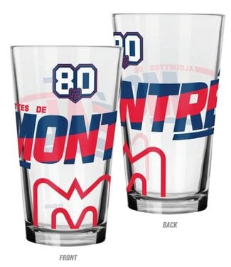 INGLASCO ENSEMBLE DE 2 VERRES 16oz - LOGO 80