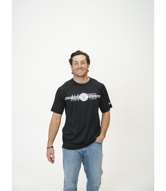New Era TEXTER BLACK ACTIVE T-SHIRT - SL26