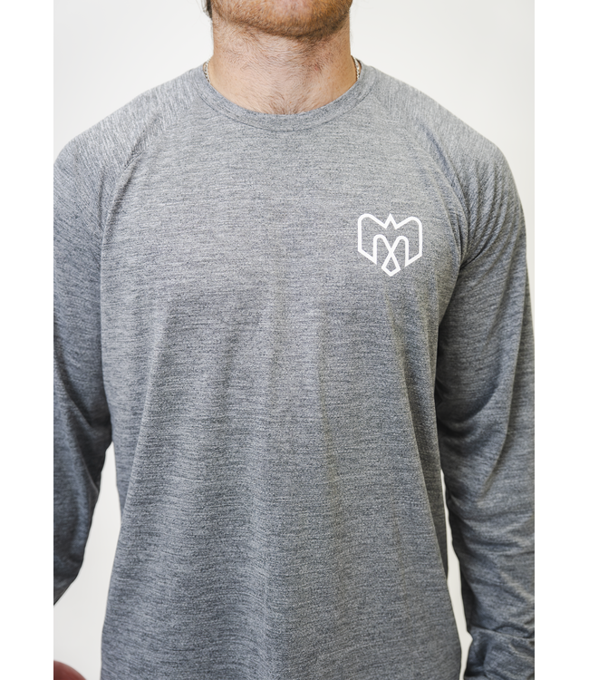 LAURIER HEATHER BLACK ACTIVE LONGSLEEVE