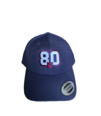 QualitySport CASQUETTE AJUSTABLE BLEU - LOGO 80
