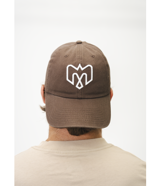 Brand 47 CASQUETTE CLEAN UP BRUNE LOGO BLANC