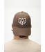 Brand 47 CASQUETTE CLEAN UP BRUNE LOGO BLANC