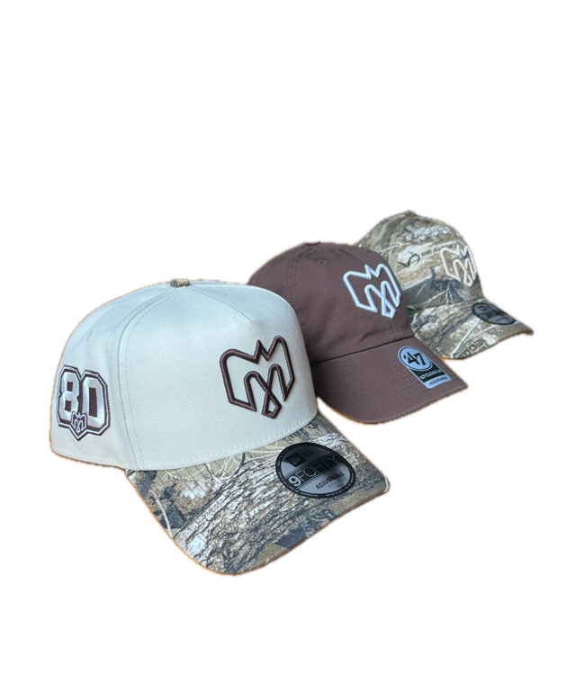 CASQUETTE CLEAN UP BRUNE LOGO BLANC