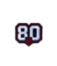 Black Maple Trading 80TH LOGO IRON ON PATCH