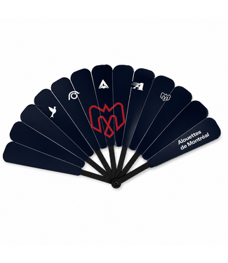 Votre Logo NAVY HAND FAN - EMBLEMATIC LOGOS