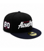 CASQUETTE 5950 2-TONS NOIR/MARINE - LOGO 80