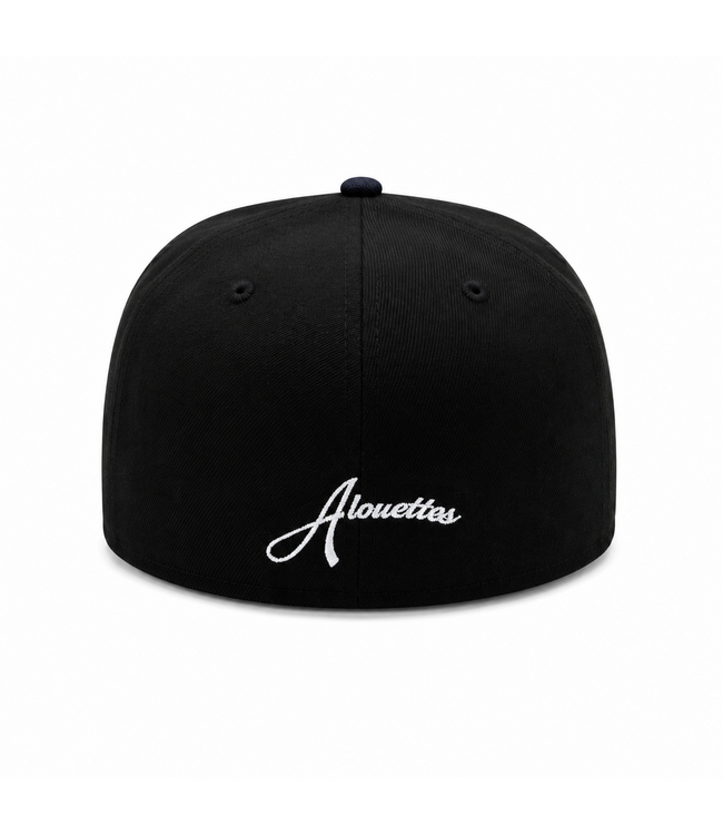 CASQUETTE 5950 2-TONS NOIR/MARINE - LOGO 80