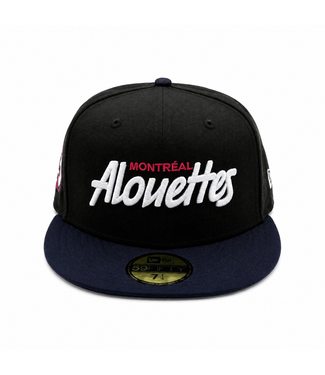 New Era CASQUETTE 5950 2-TONS NOIR/MARINE - LOGO 80