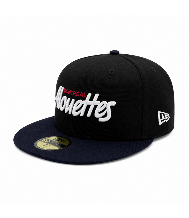CASQUETTE 5950 2-TONS NOIR/MARINE - LOGO 80