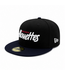 CASQUETTE 5950 2-TONS NOIR/MARINE - LOGO 80