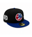 CASQUETTE 5950 2-TONS NOIR/ROYAL - LOGO 80/ESCADRON