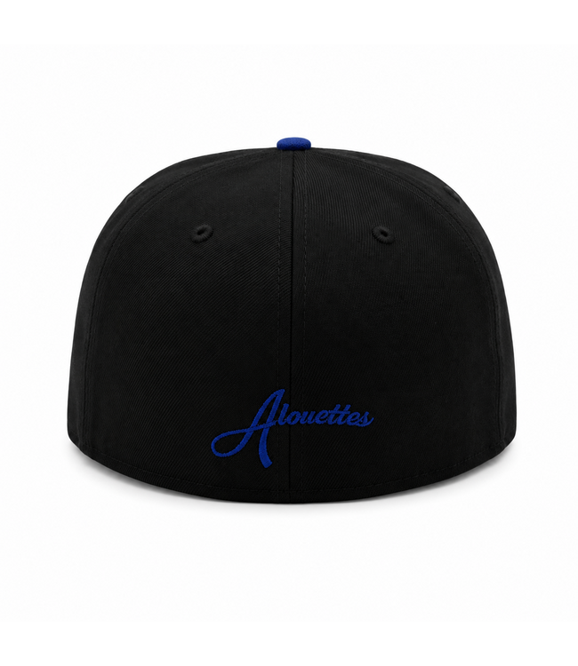 5950 2-TONE BLACK/ROYAL HAT - 80TH/ESCADRON LOGO