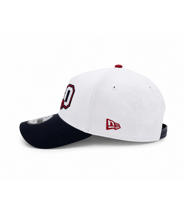 940AF 2-TONE NAVY/WHITE HAT - 80TH LOGO