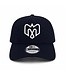 CASQUETTE MARINE 940AF ÉPINGLETTE DORÉE - LOGO 80 ARGENT MÉTALLIQUE