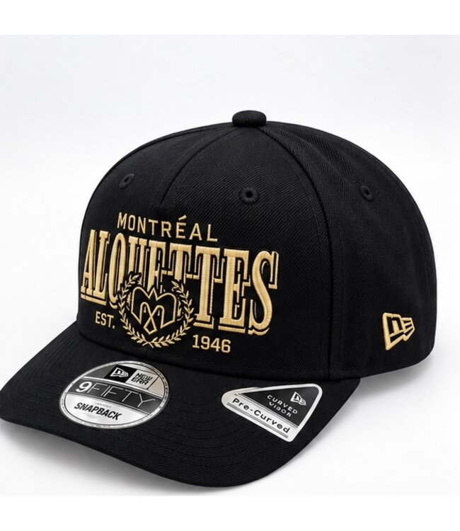 CASQUETTE 950AF LAUREL NOIR ET OR