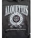WOMEN BLACK CROP HOODIE