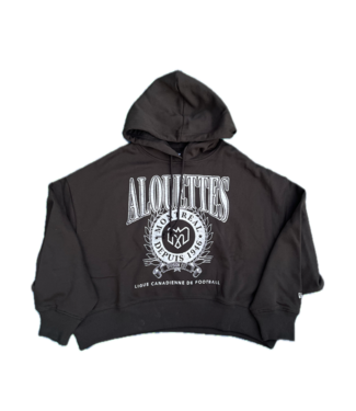 New Era WOMEN BLACK CROP HOODIE