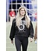 WOMEN BLACK CROP HOODIE
