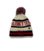 TUQUE À POMPON TRICOLOR BEIGE ALOUETTES