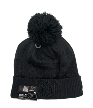 New Era TUQUE À POMPON POUR FEMME NOIR SCINTILLANT