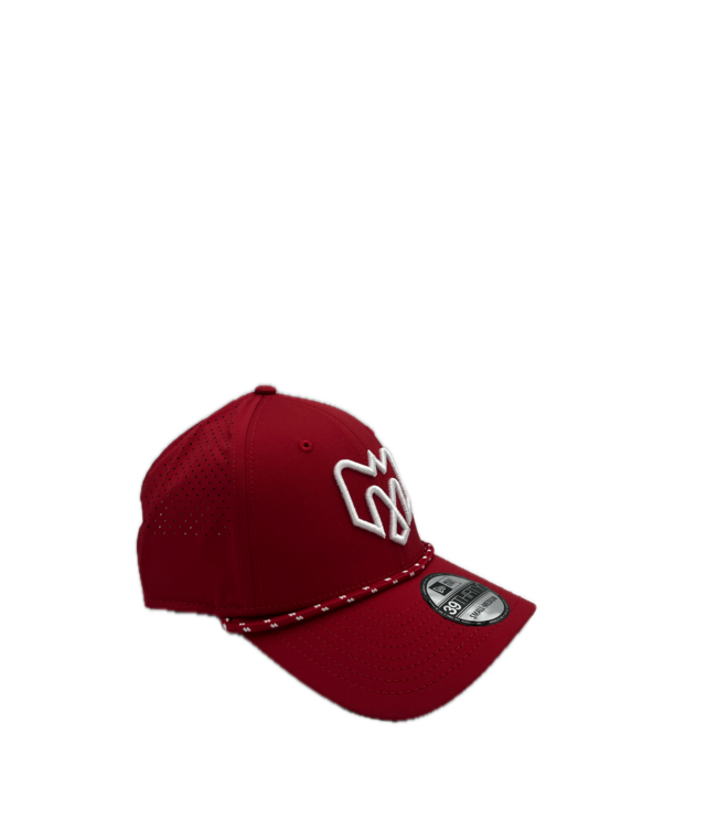 CASQUETTE ROUGE AVEC CORDE 3930 PERF